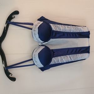 Blue Lace Bustier